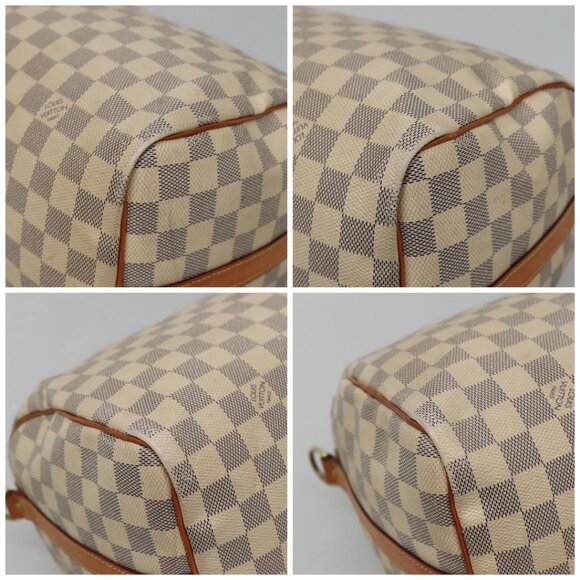 LOUIS VUITTON Damier Azur Speedy Bandouliere 30 Bag 2way N41052 LV Auth 130986 - Picture 15 of 16